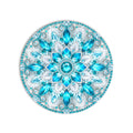 Aqua Crystal Mandala product shot on white background