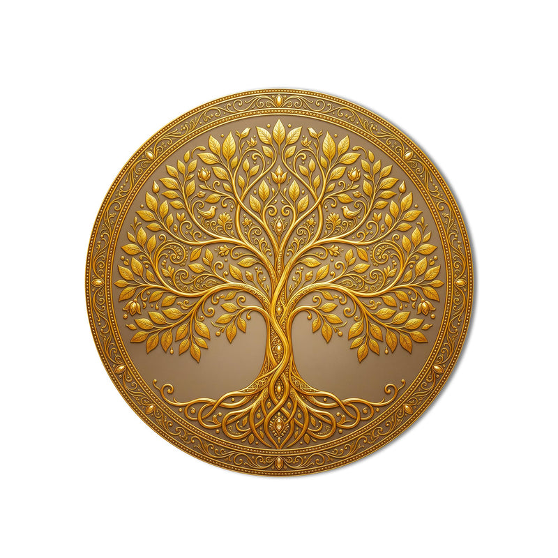 Golden Tree Of Life IV product shot on white background