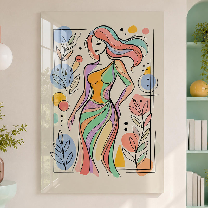 Colorful Feminine Grace lifestyle view