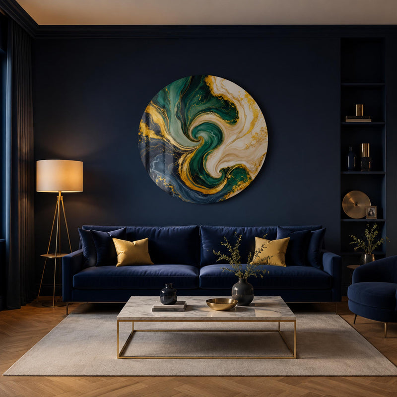 Emerald Golden Swirl lifestyle view