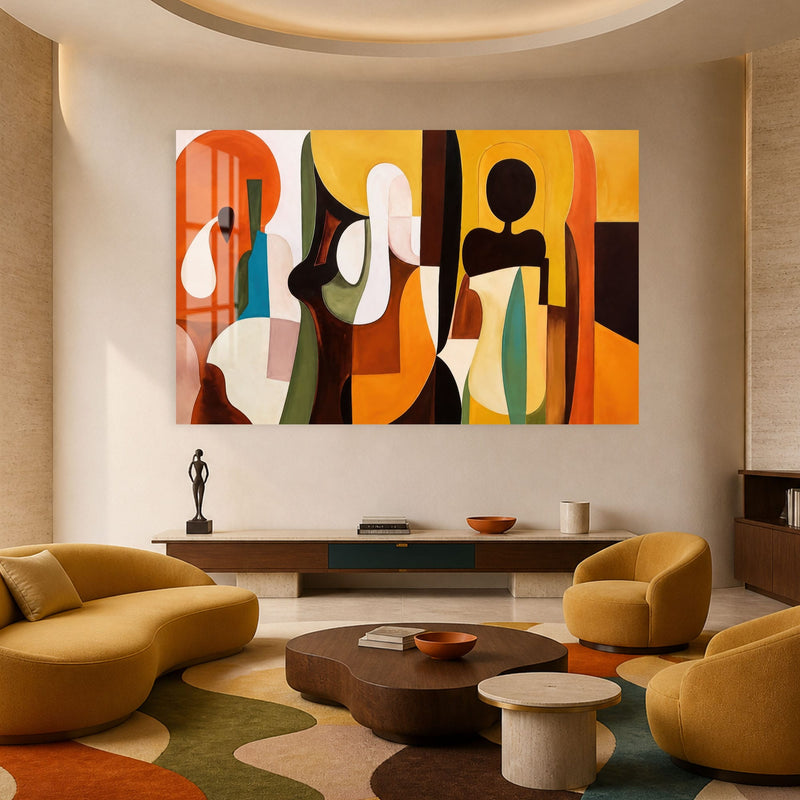 Sunlit Abstract Figures lifestyle view