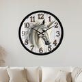 Rustic White Unicorn with black frame
