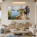 Artronauts Glass Print Riviera Lakeside Terrace Glass Wall Art