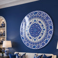 Ottoman Blue Medallion lifestyle view