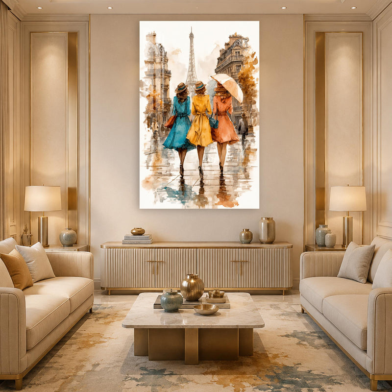 Parisian Rainy Day lifestyle view