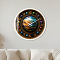 Cosmic Planetarium with white frame