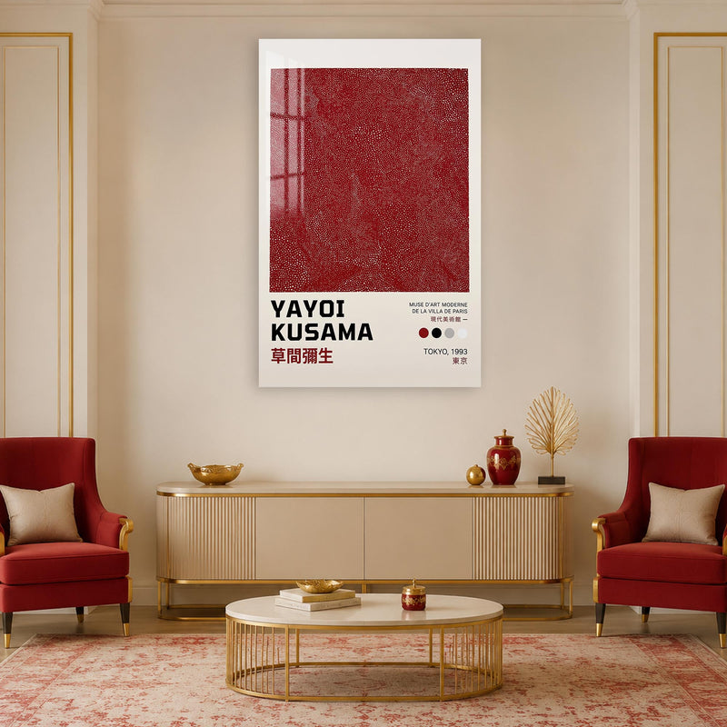 Kusama Crimson Dots lifestyle view