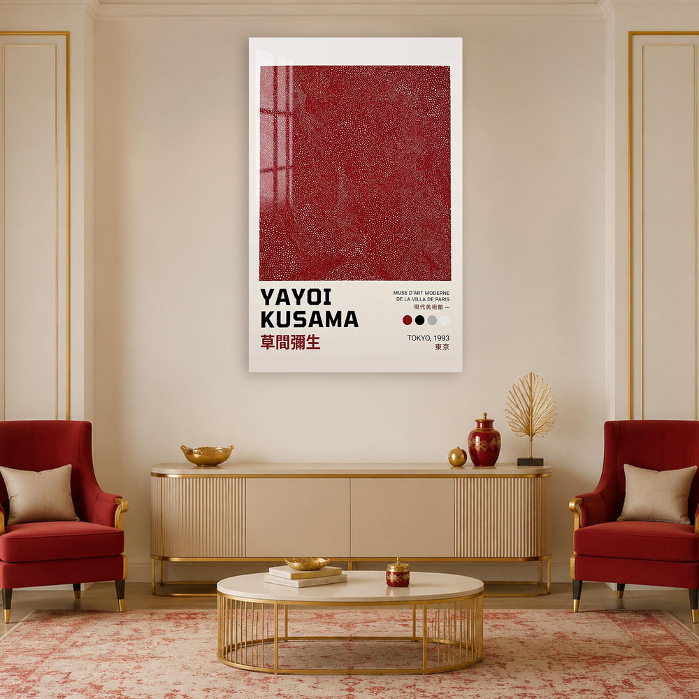 Kusama Crimson Dots lifestyle view