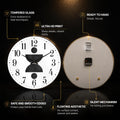 Monochrome Hourglass — tempered glass, ultra HD print, ready to hang