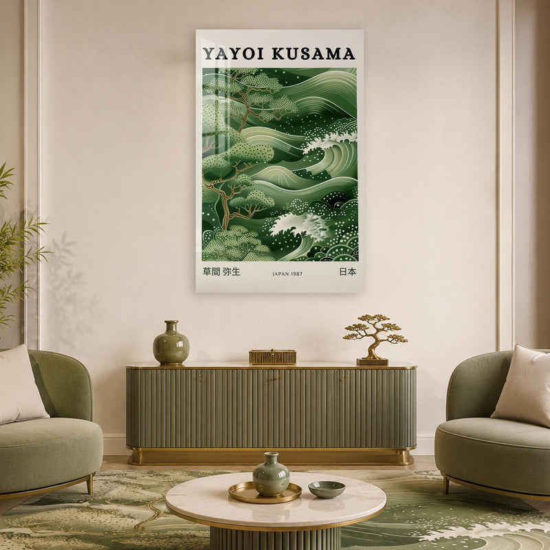Emerald Japanese Waves lifestyle view