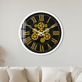 Golden Gearwork with white frame