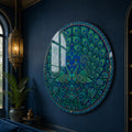 Peacock Pair Heart Medallion lifestyle view