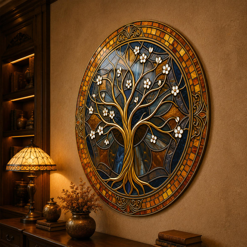 Gold Blossom Amber Medallion lifestyle view
