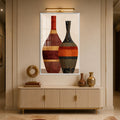 Tribal Vessel Duo with white frame