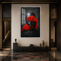 Artronauts Glass Print 12x18 cm | 4.7"x7.1" / White Unspoken Senses Glass Wall Art