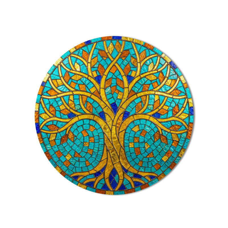 Circular Roots Gold Tree product shot on white background
