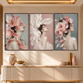 Blossom Muse with walnut frame