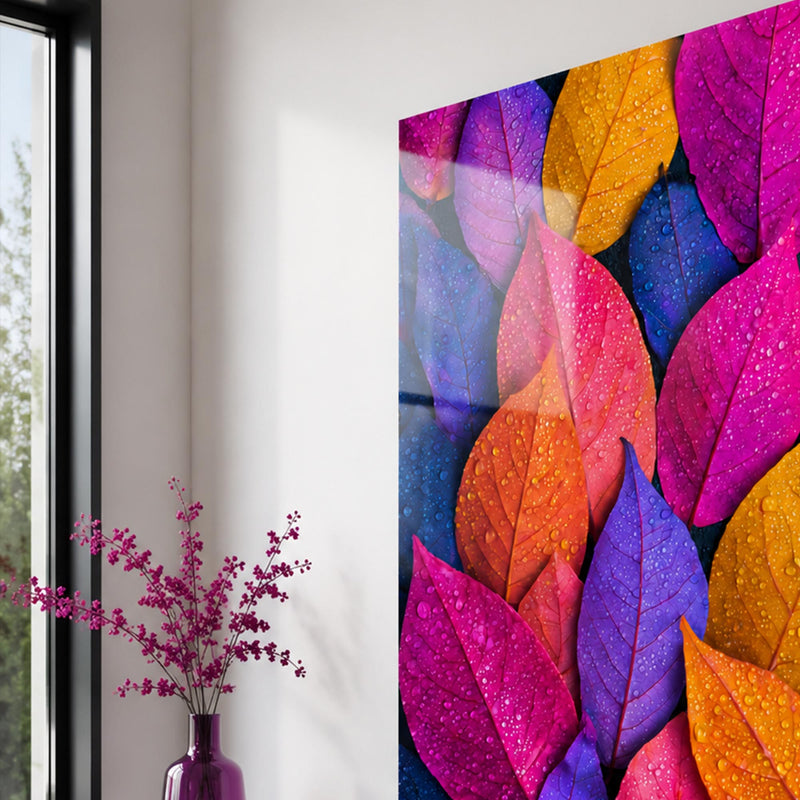 Rain-Kissed Rainbow Leaves lifestyle view