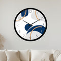 Navy Golden Curves with black frame