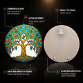 Autumn Gold Tree Of Life — tempered glass, ultra HD print, ready to hang