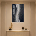 Silver Light Cascade with white frame