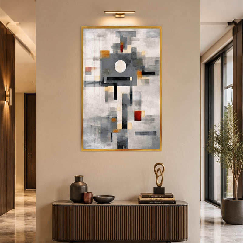 Urban Moon with gold frame