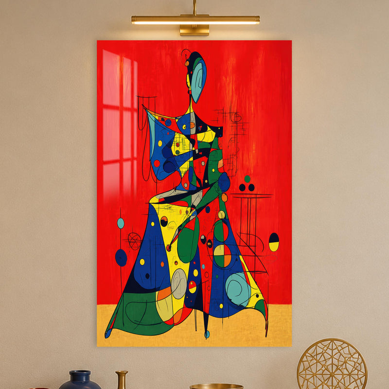 Crimson Abstract Muse lifestyle view