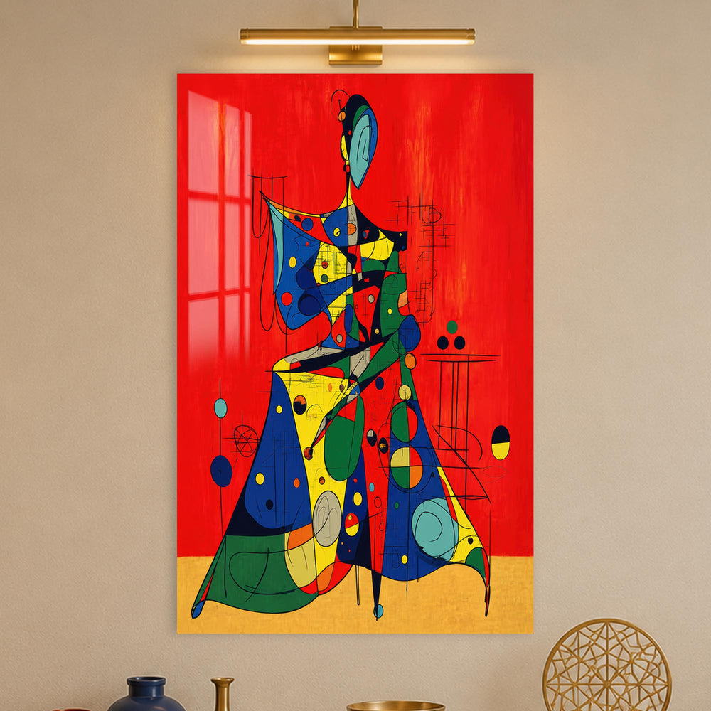 Crimson Abstract Muse lifestyle view