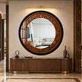 Ornate Carved Elegance with black frame