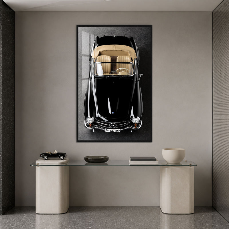 Classic Black Roadster with black frame