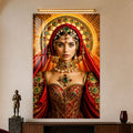 Crimson Jewel Queen in a modern room