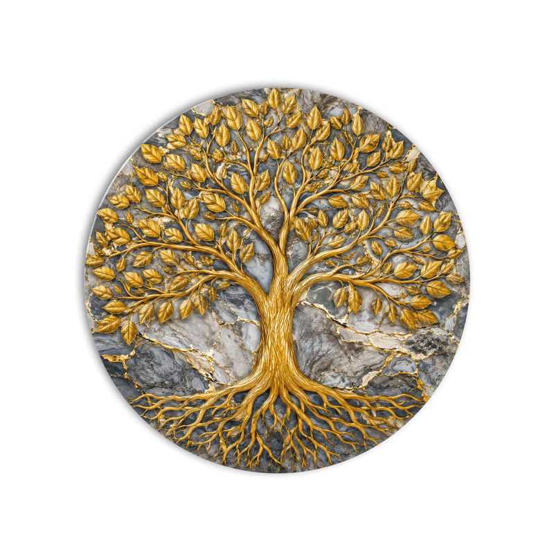Golden Tree Of Life VII product shot on white background