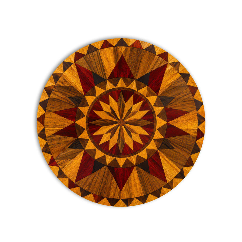 Amber Mosaic Starburst product shot on white background