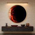 Molten Eclipse with gold frame