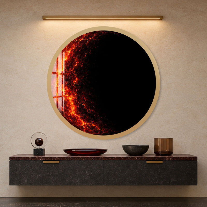 Molten Eclipse with gold frame