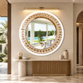 Bohemian Woven Halo with white frame