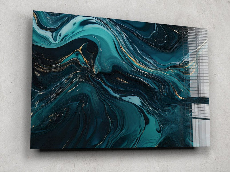 Artronauts Glass Print Wave Abstract