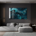 Artronauts Glass Print Wave Abstract
