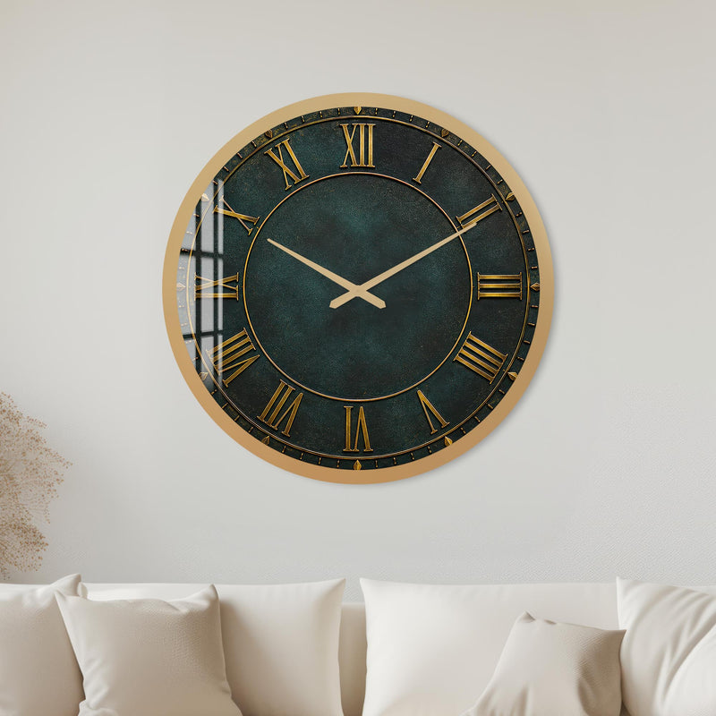 Antique Roman Numerals with gold frame