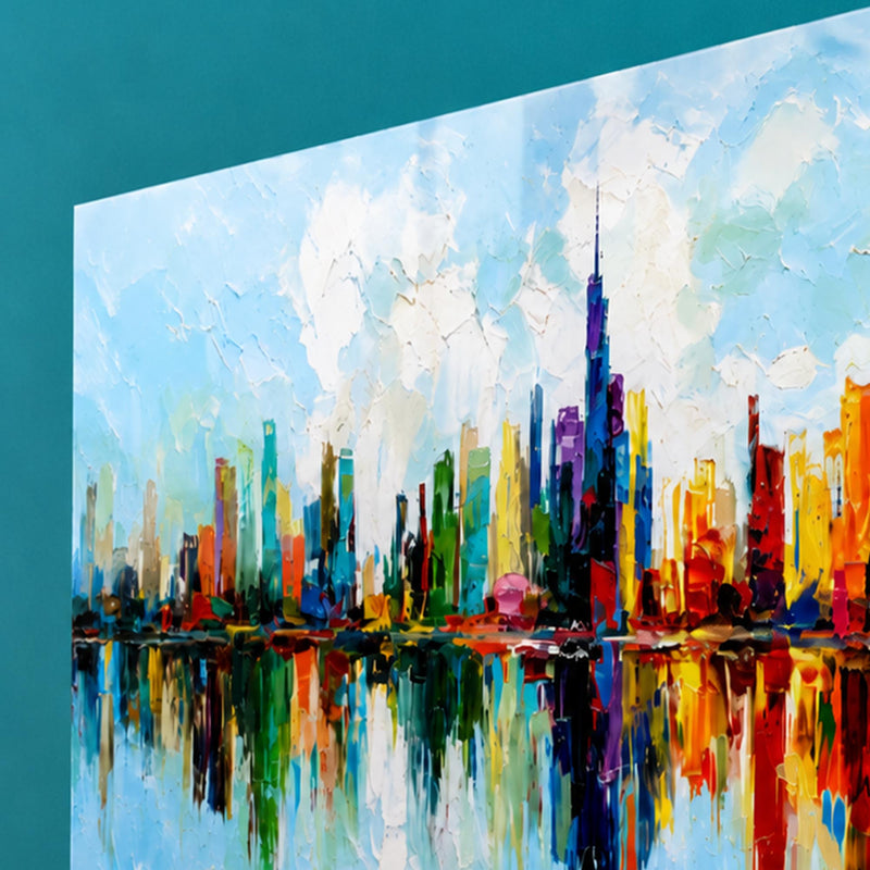 Vibrant Skyline Reflections lifestyle view