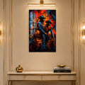 Blazing Bass Duo with black frame