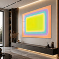 Neon Nested Rectangles angled lifestyle view