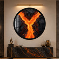 Molten Lava Flow with black frame
