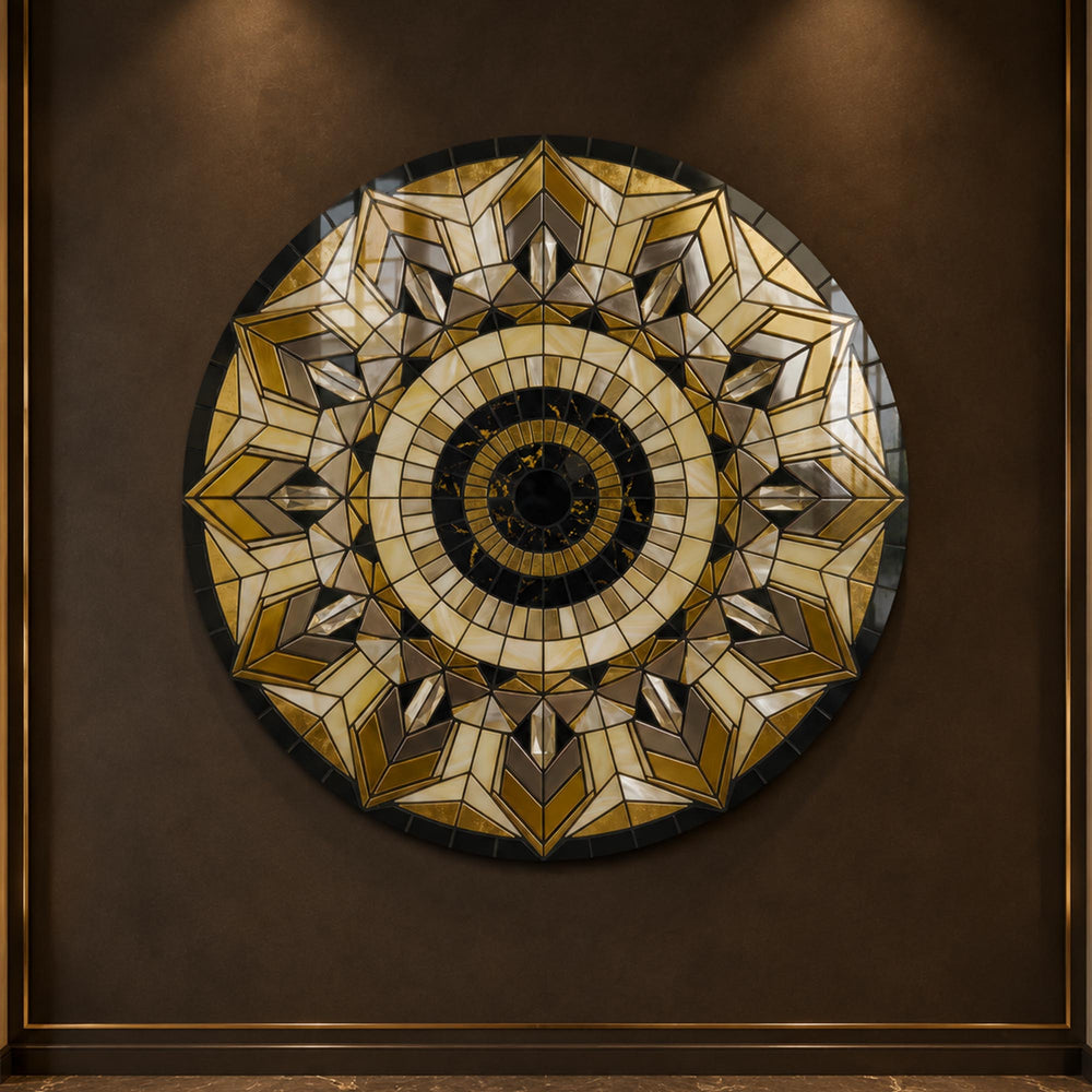 Art Deco Crystal Star Mosaic lifestyle view
