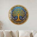 Golden Tree Of Life III with black frame