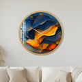 Gilded Midnight Layers with gold frame