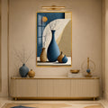 Midnight Vase Harmony with gold frame