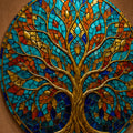 Jewel Mosaic Gold Tree lifestyle view