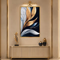 Midnight Metallic Petals with gold frame