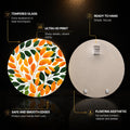 Autumn Leaf Canopy — tempered glass, ultra HD print, ready to hang